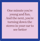 Turn Down Stereo Coaster